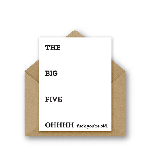 The Big Five-Ohhhhh